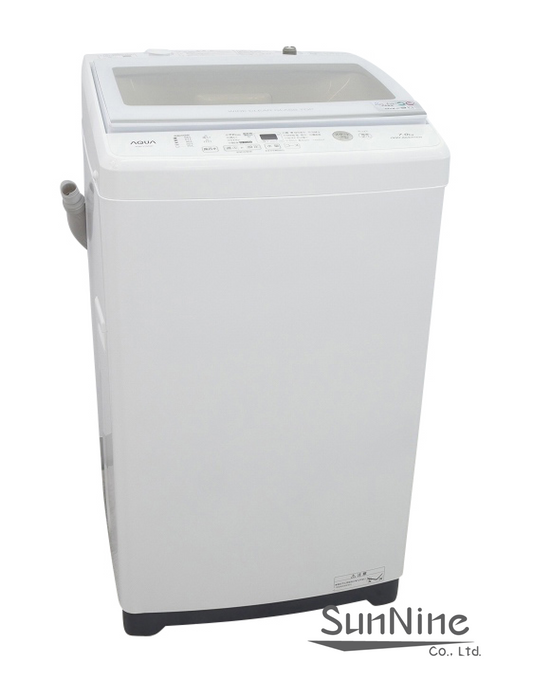 アクア製/2022年式/7kg/全自動洗濯機/AQW-V7M