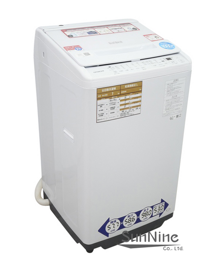 日立製/2023年式/7kg/全自動洗濯機/BW-V70J