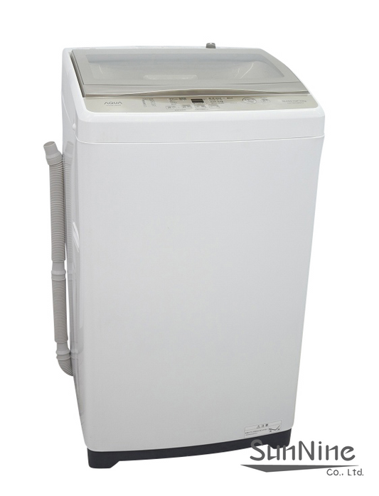 アクア製/2021年式/7kg/全自動洗濯機/AQW-GS70JBK